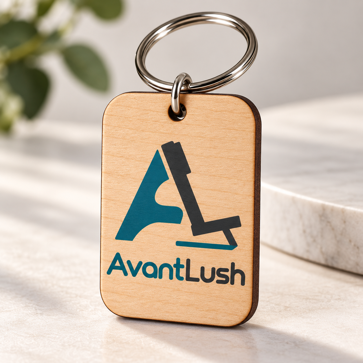 Custom Business Logo Keychain — Photo 5