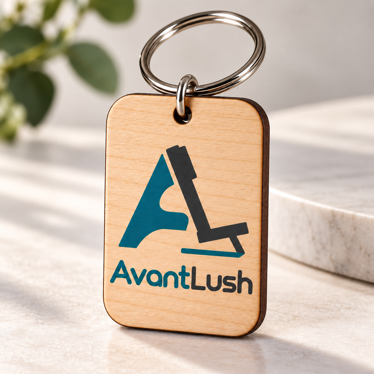 Custom Business Logo Keychain — Photo 4