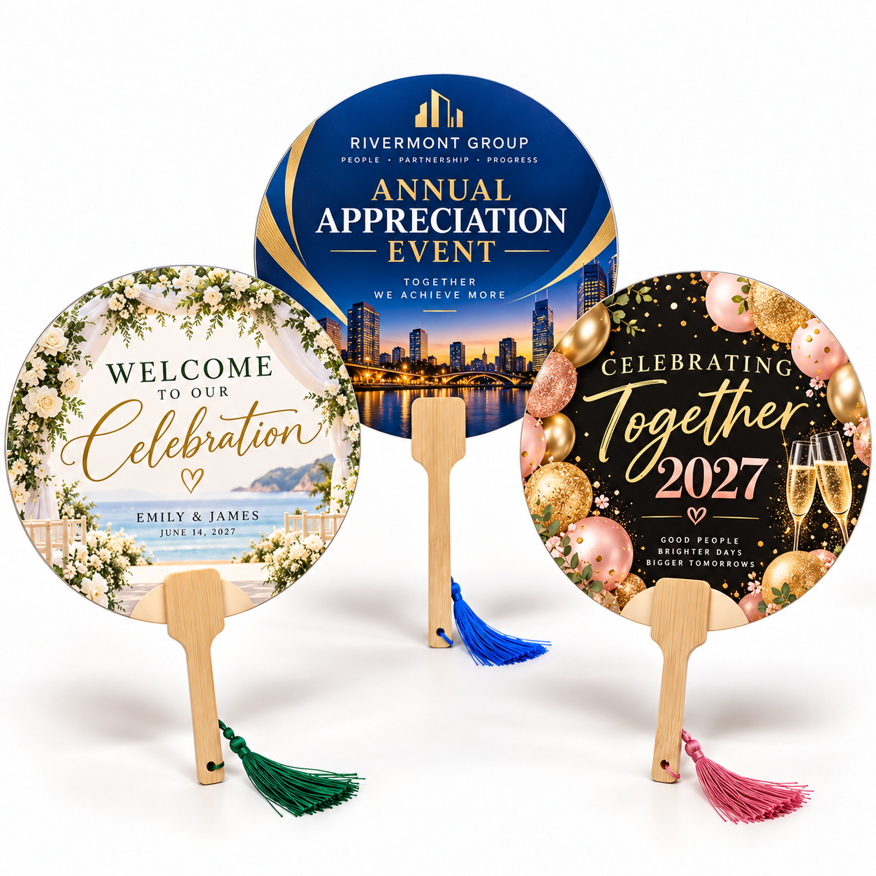 Custom Event Hand Fan — Photo 3