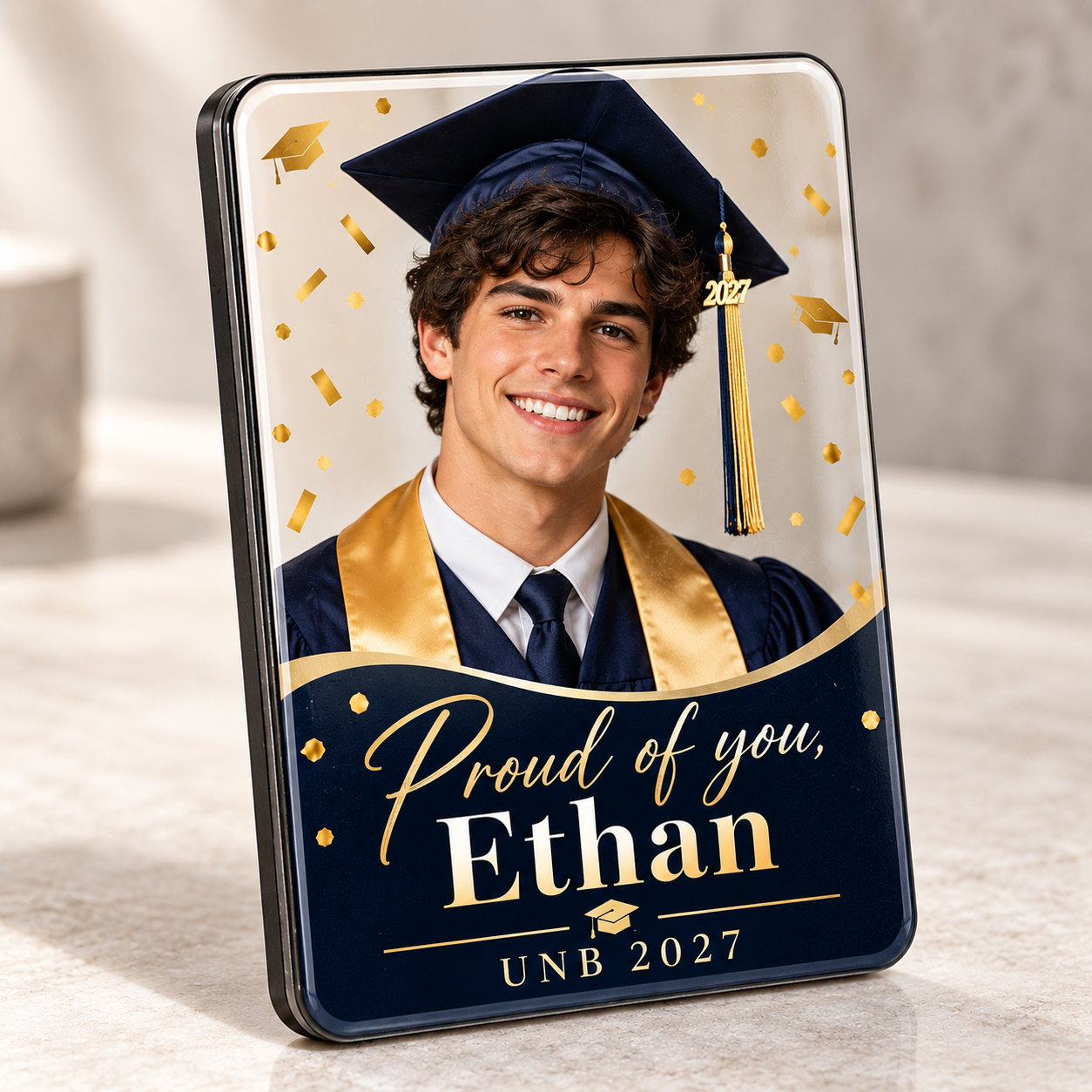 Personalized Graduation Photo Magnet — Photo 1