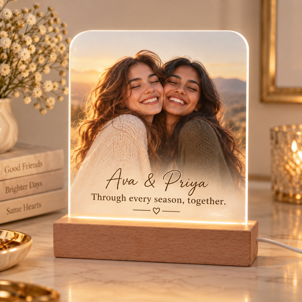 Personalized Friendship Message LED Lamp — Photo 1
