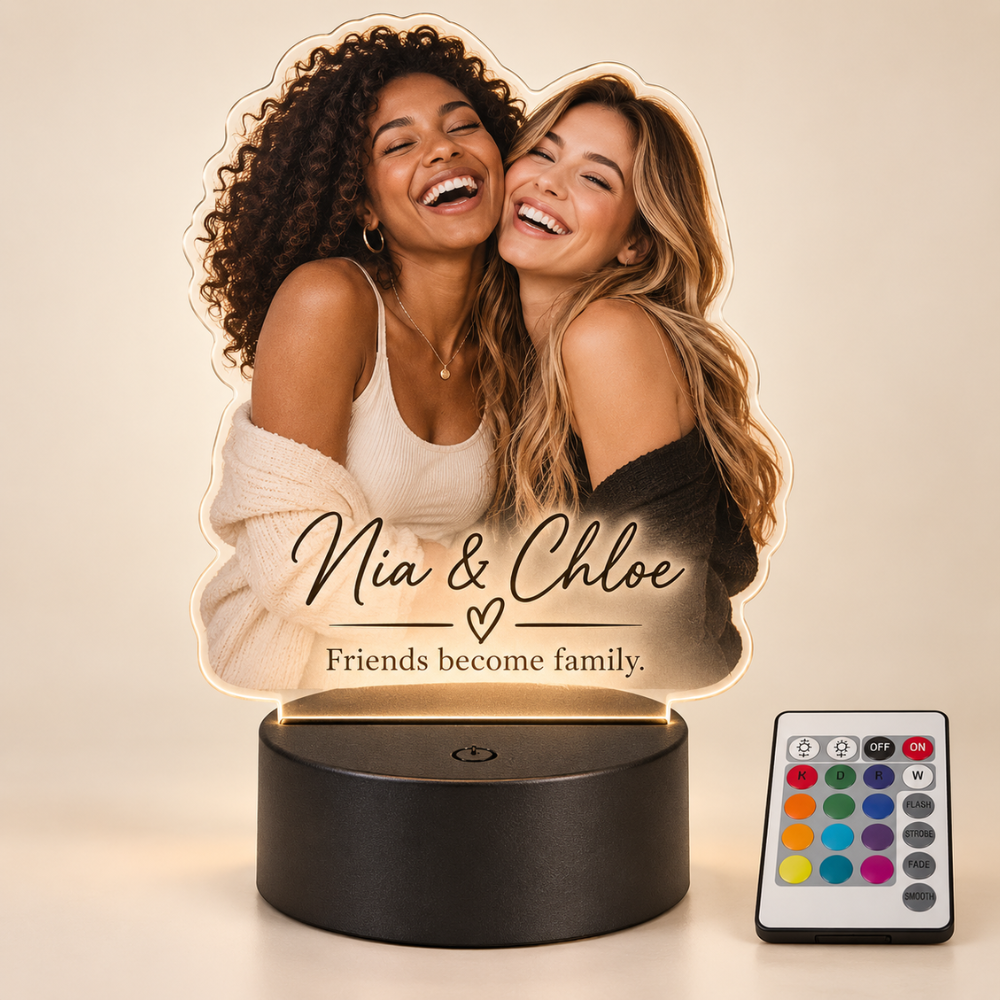 Personalized Friendship Message LED Lamp — Photo 3
