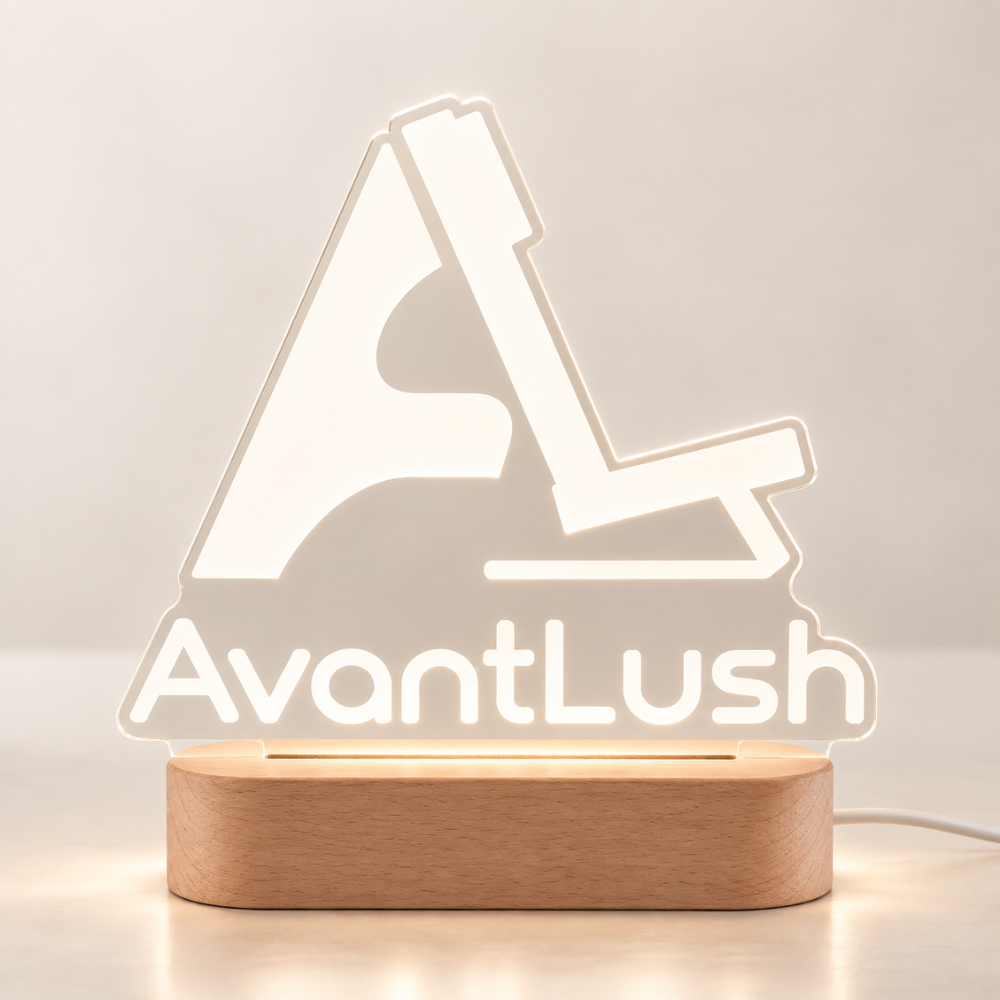 Custom Business Logo Acrylic LED Lamp — Photo 4