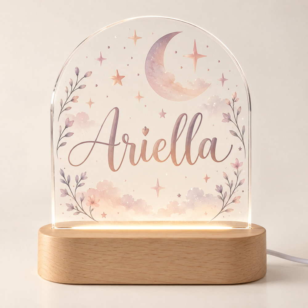 Name LED Night Light – Custom Acrylic Name Lamp — Photo 3