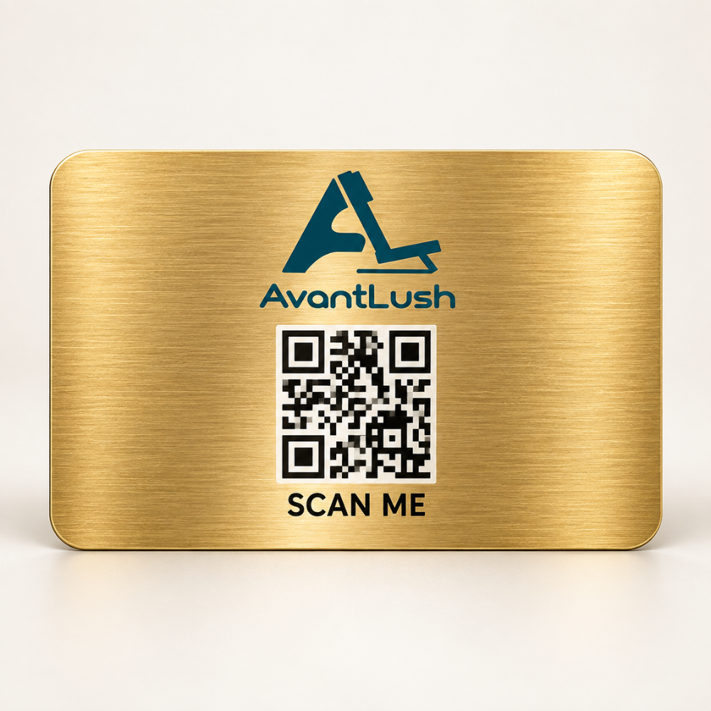 Gold Brushed Metallic Business Cards — Photo 4