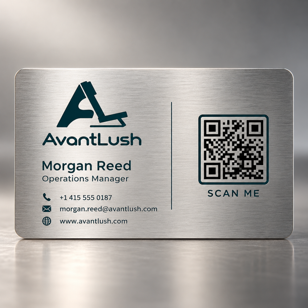 Silver Executive Premium Business Cards — Photo 5