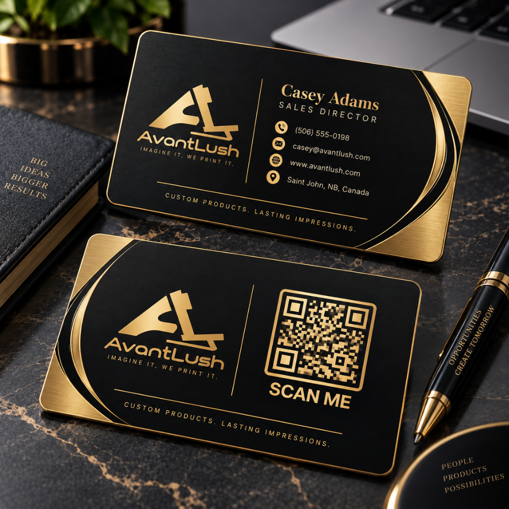 Black & Gold Executive Premium Business Cards — Photo 1