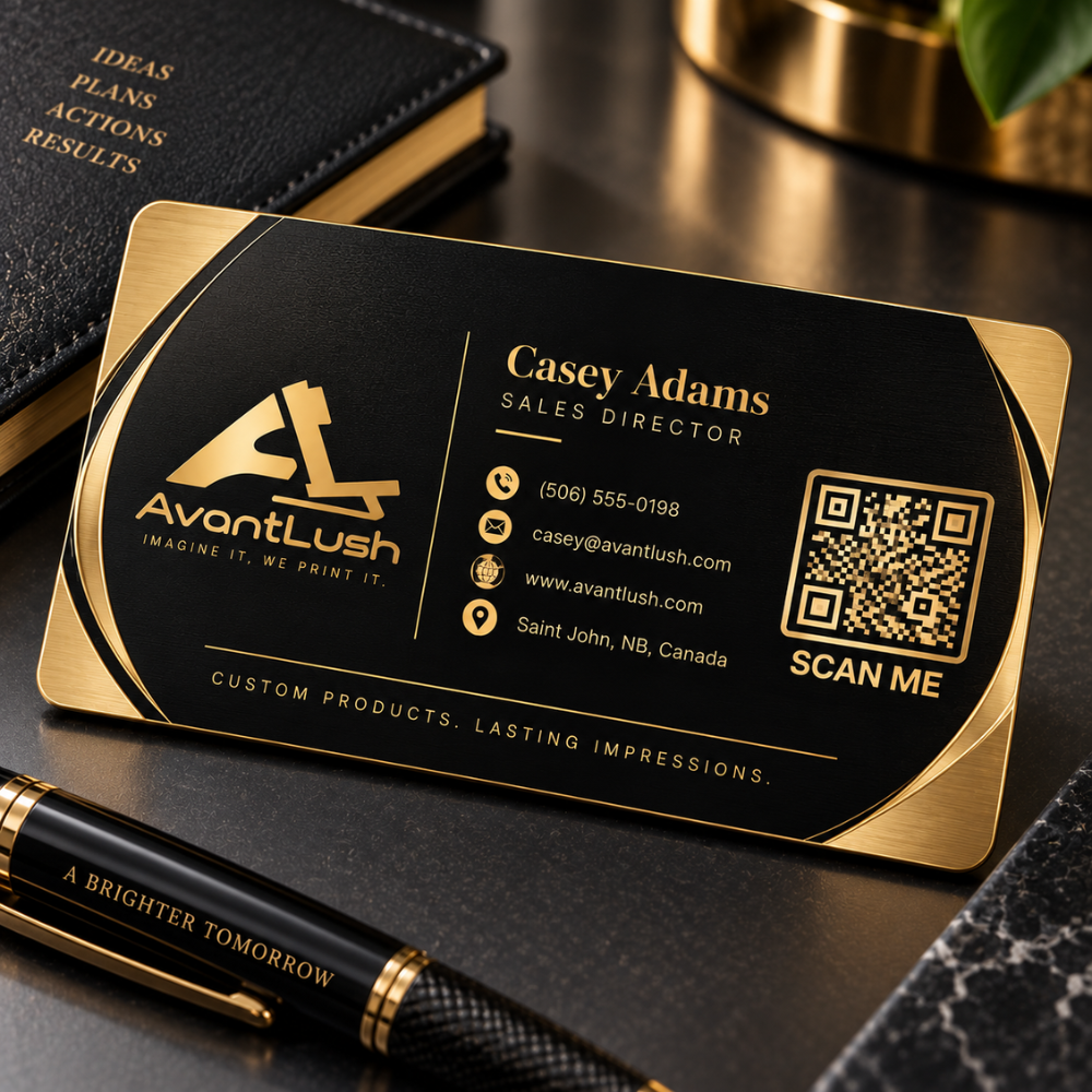 Black & Gold Executive Premium Business Cards — Photo 5