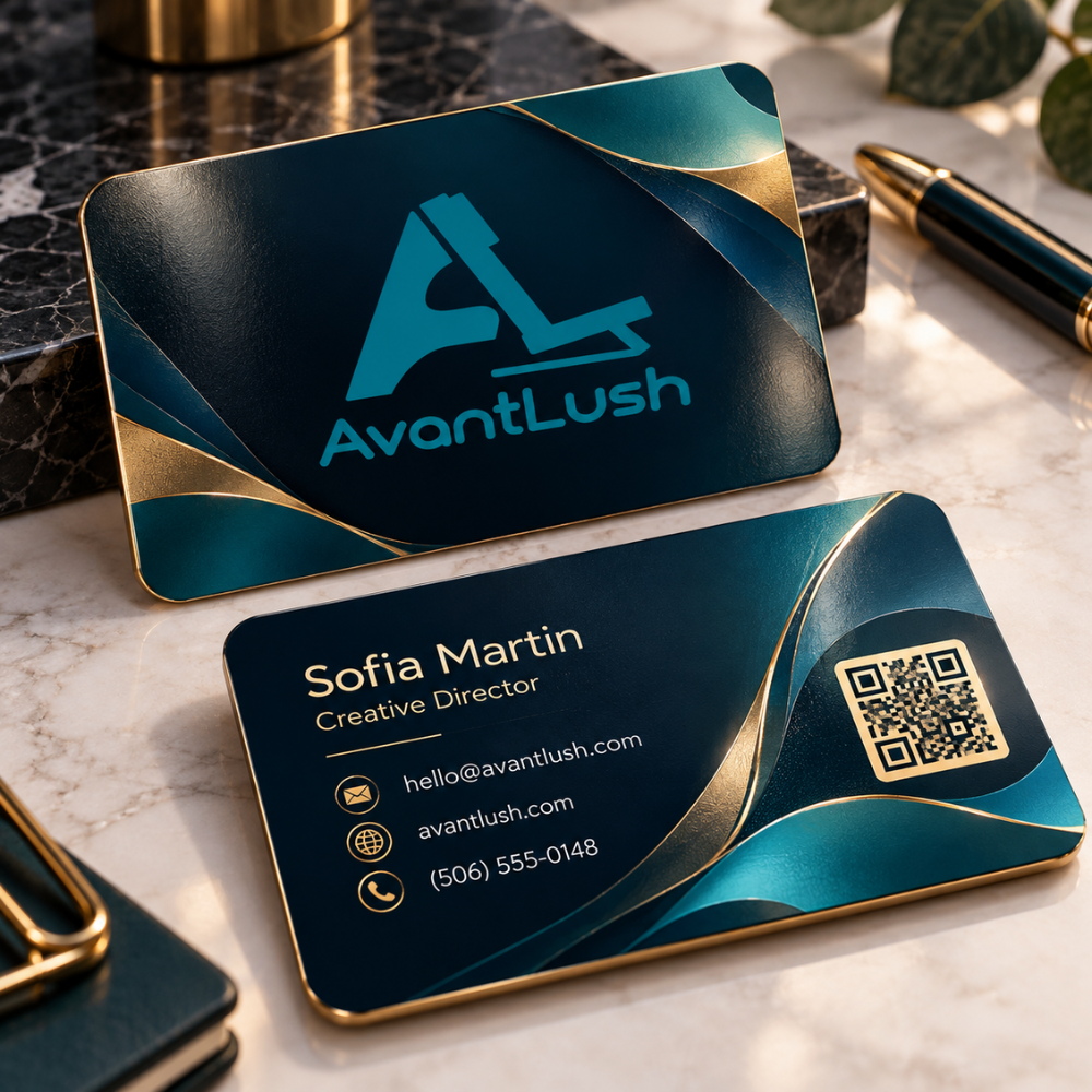 Full-Colour QR Code Business Cards — Photo 4
