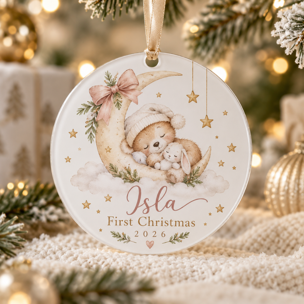 Personalized Baby's First Christmas Ornament — Photo 3
