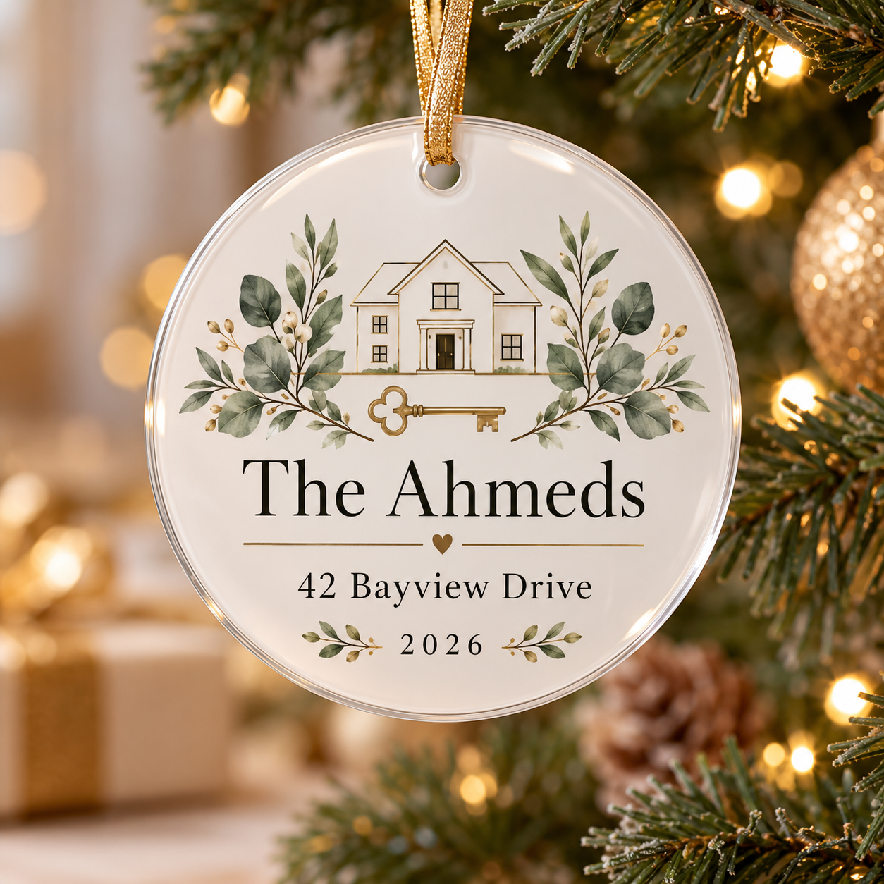 Personalized Realtor Closing Gift Ornament — Photo 5
