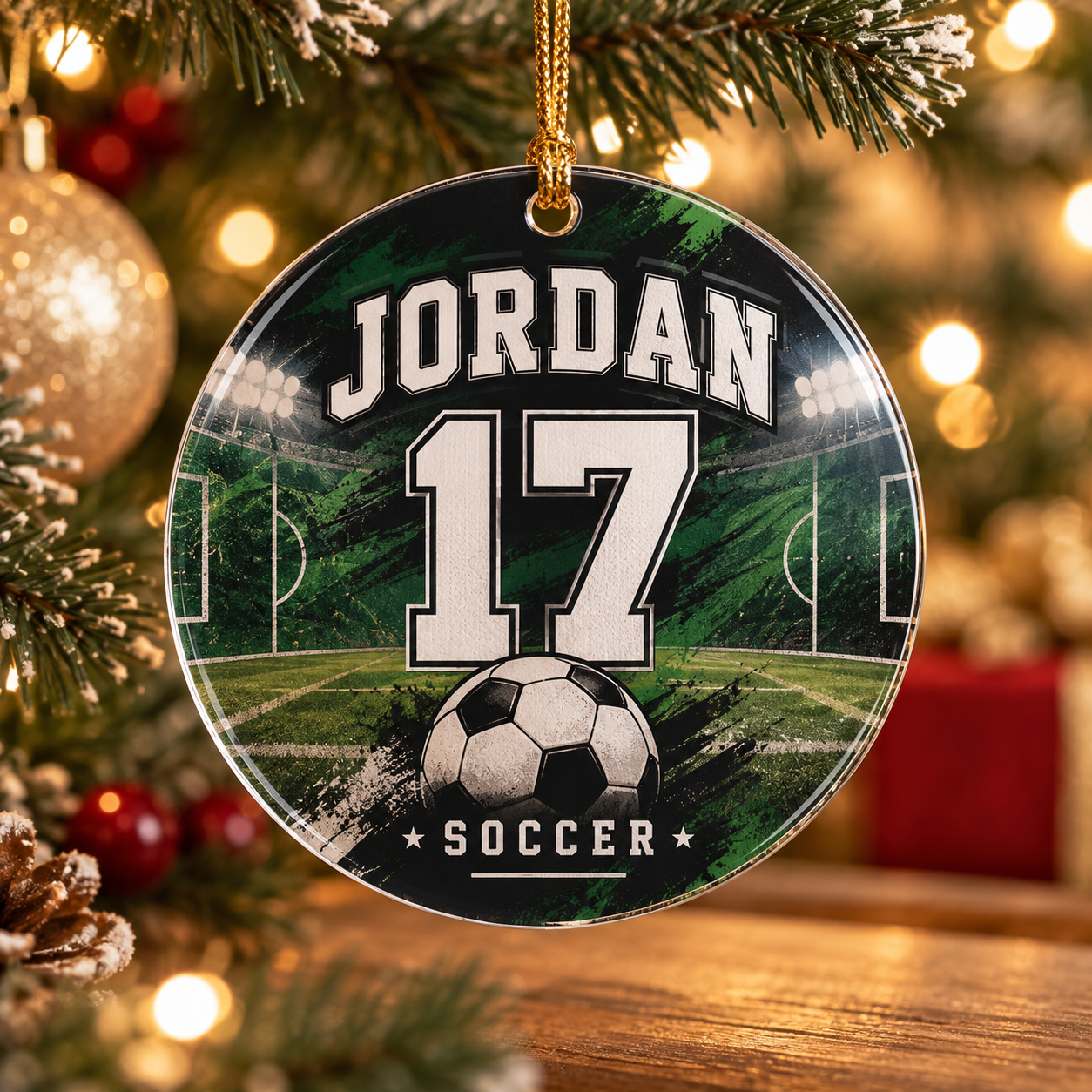 Personalized Soccer Sports Team Ornament — Photo 5