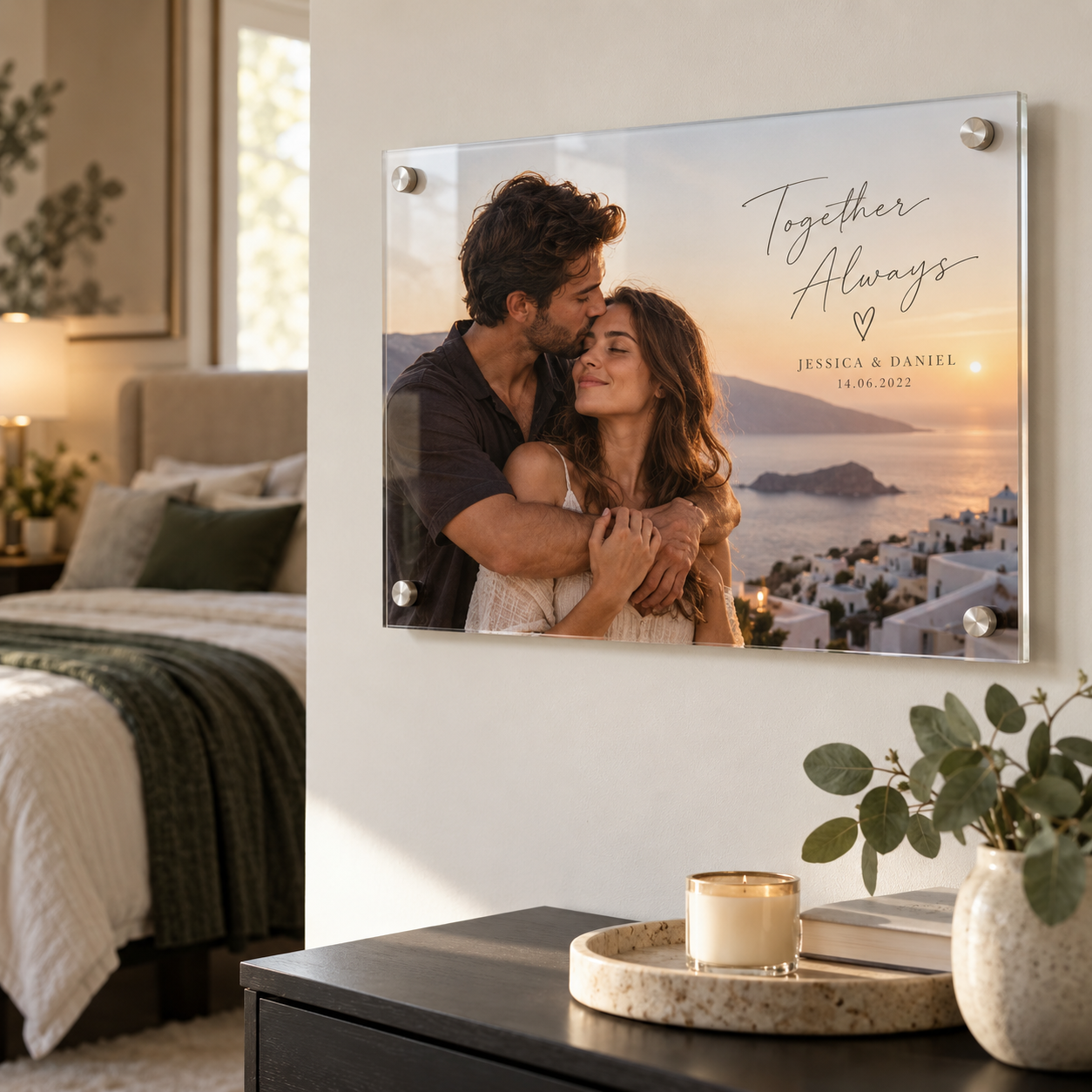 Personalized Couple & Anniversary Acrylic Photo Print — Photo 1
