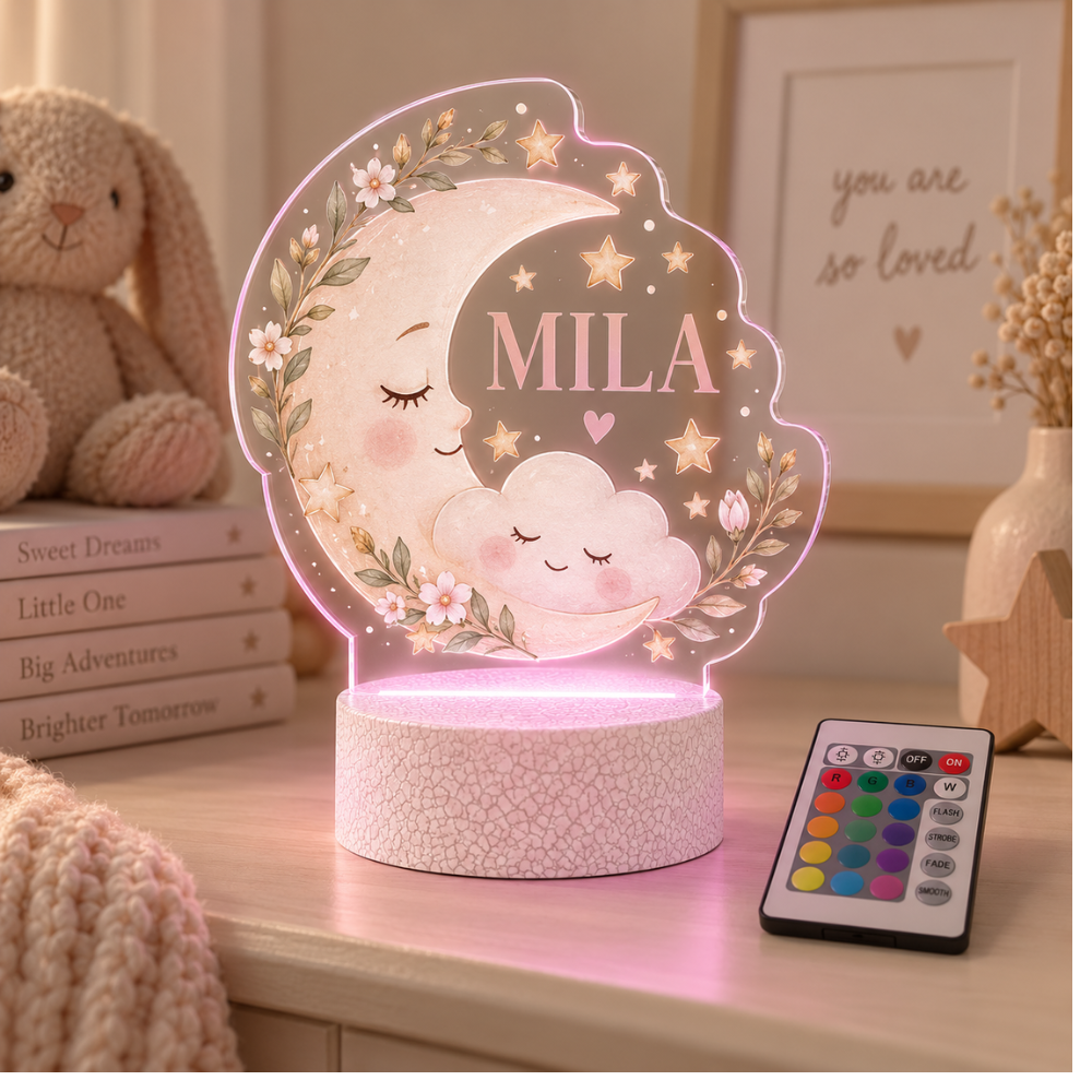 Personalized Baby Name LED Night Light — Photo 3