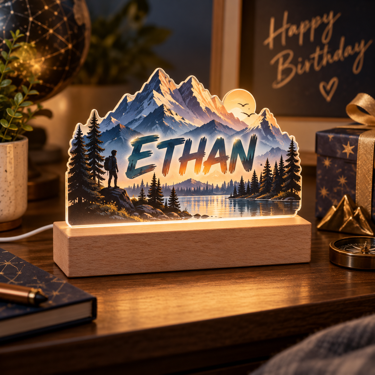Personalized Baby Name LED Night Light — Photo 7