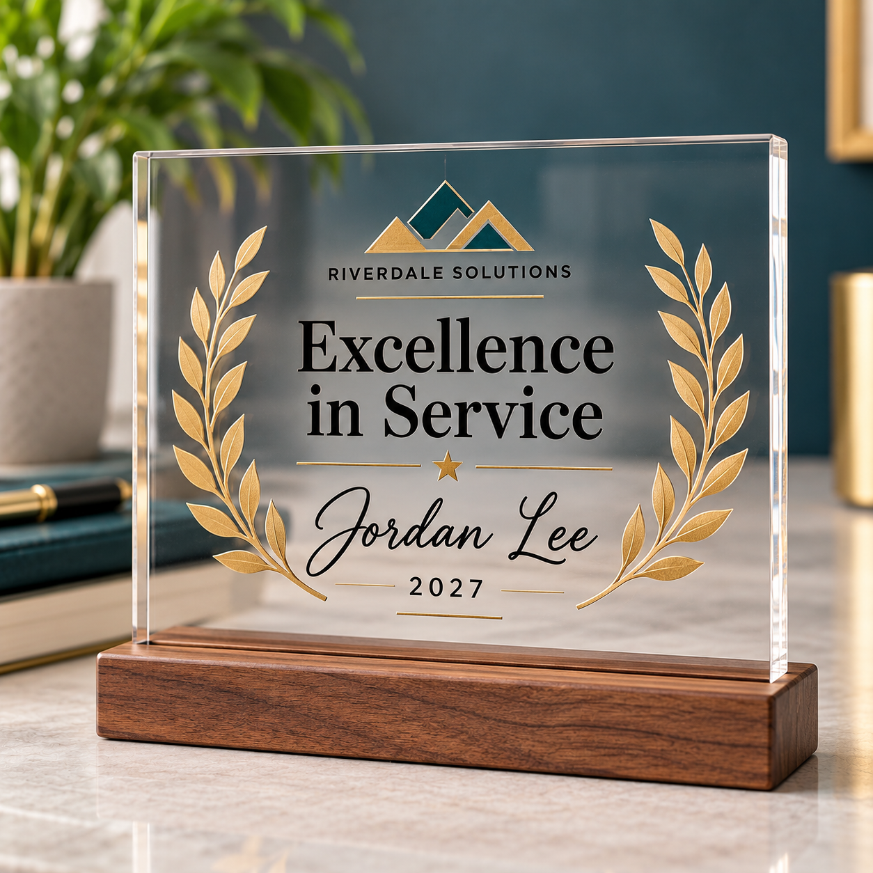 Employee Recognition Engraved Plaque — Photo 6