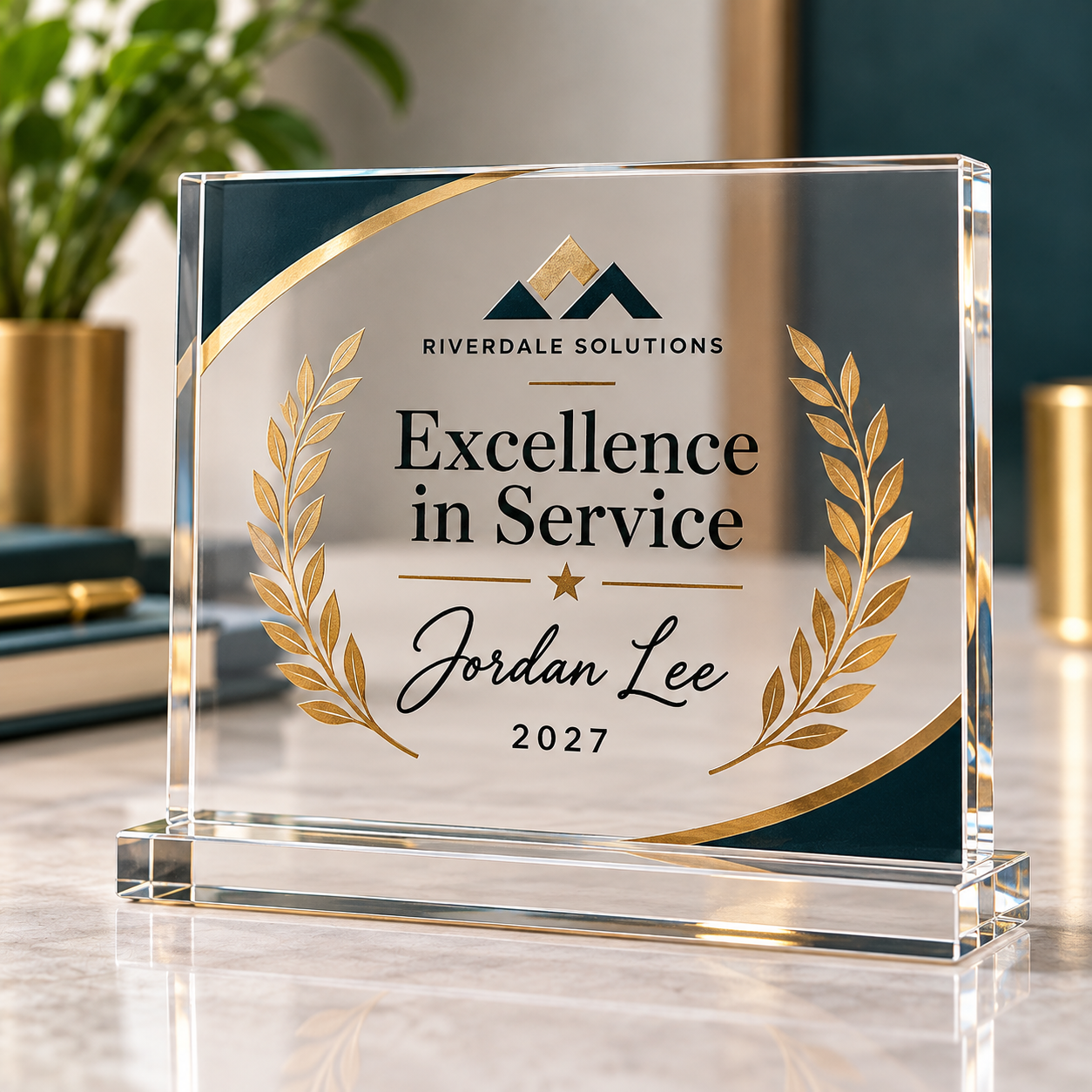 Employee Recognition Engraved Plaque — Photo 7